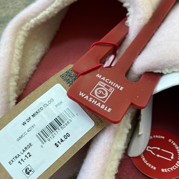 NWT Dearfoams Cozy Comfort Women's Mixed Material Clog Slippers - Picture 4 of 7